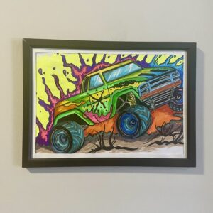 Multi coloured Monster Truck