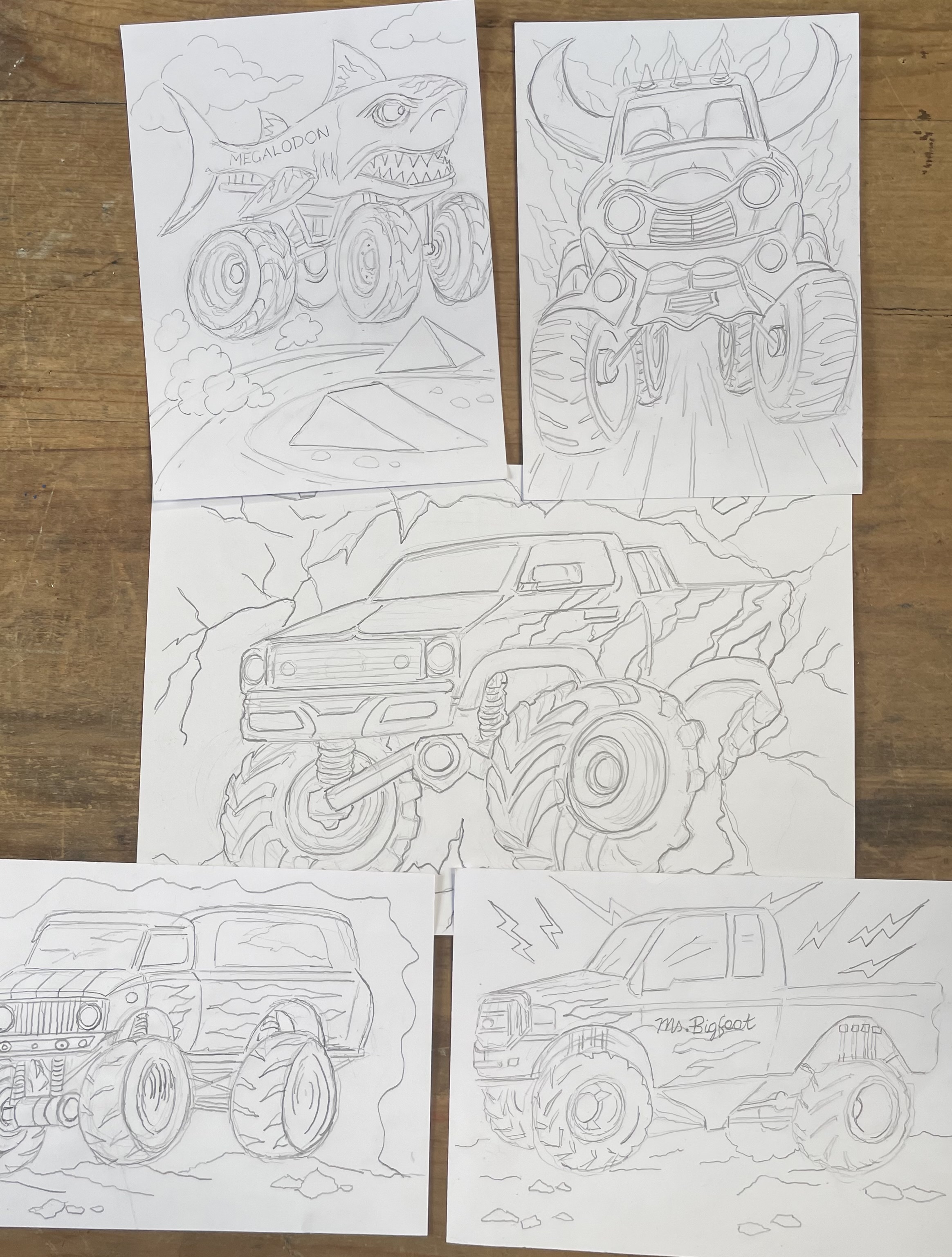 Monster truck creative pack