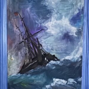 The storm original painting