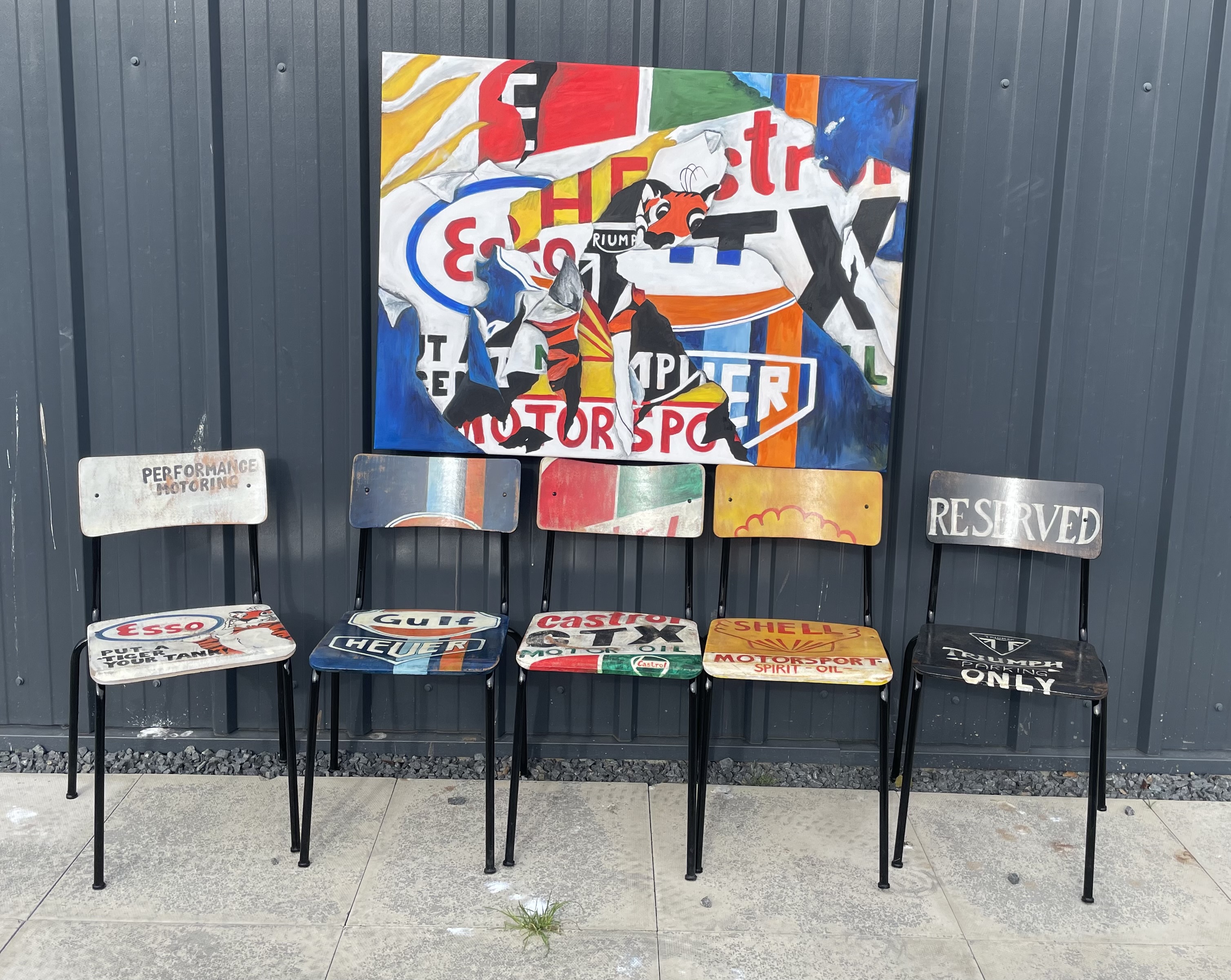 Up cycled chairs - Image 4