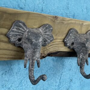 Elephant coat hooks
