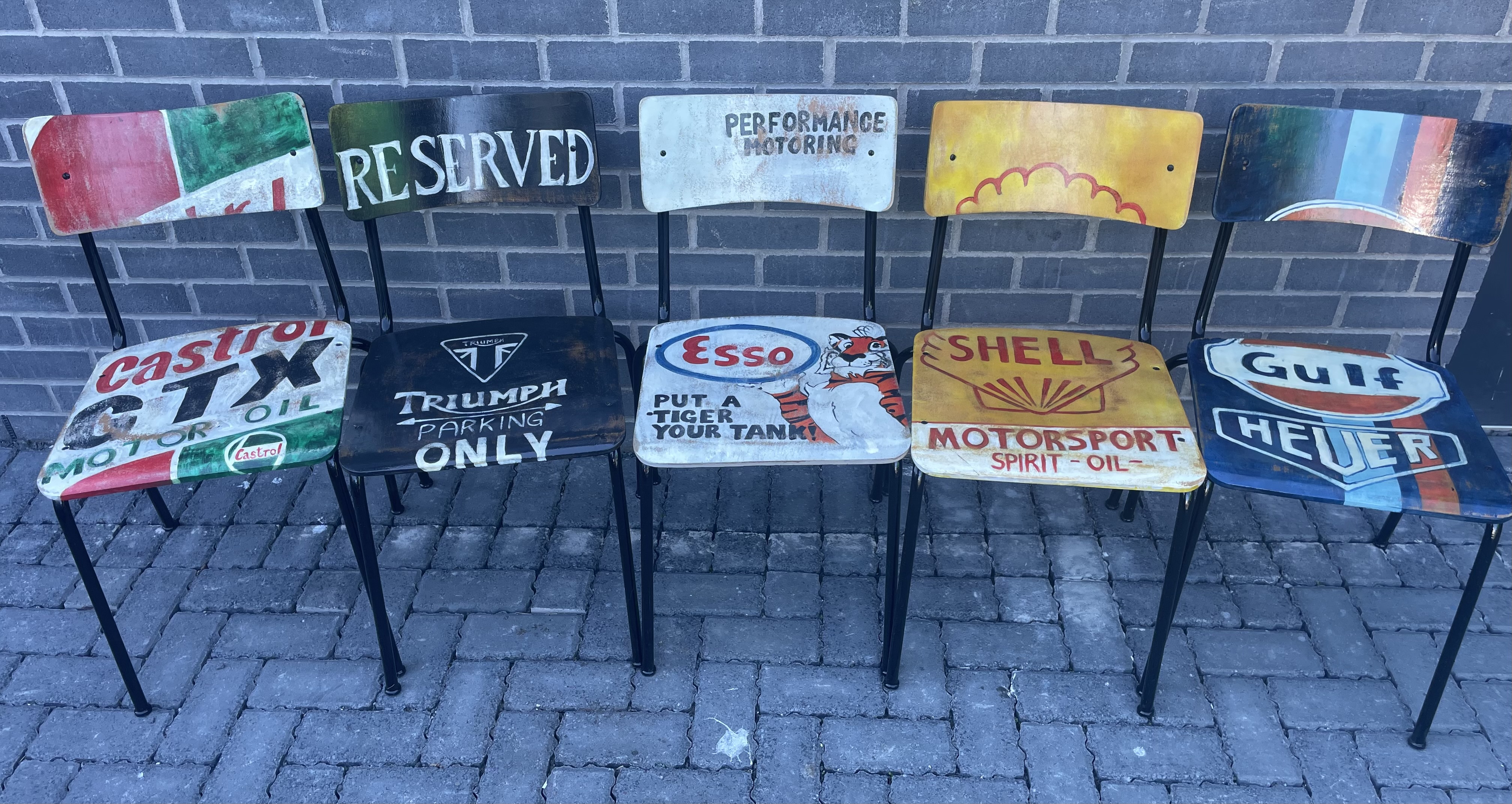 Up cycled chairs